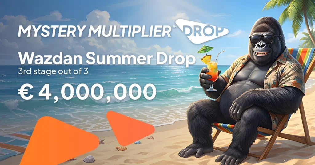 Wazdan — Wazdan lance sa promotion estivale avec Mystery Multiplier Drop